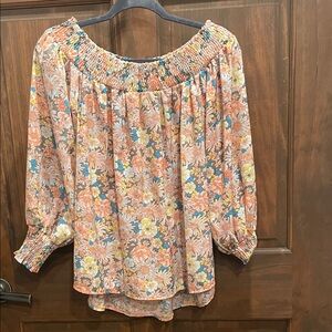 Floral Off-Shoulder Women's Top